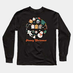 Meowy Christmas Long Sleeve T-Shirt